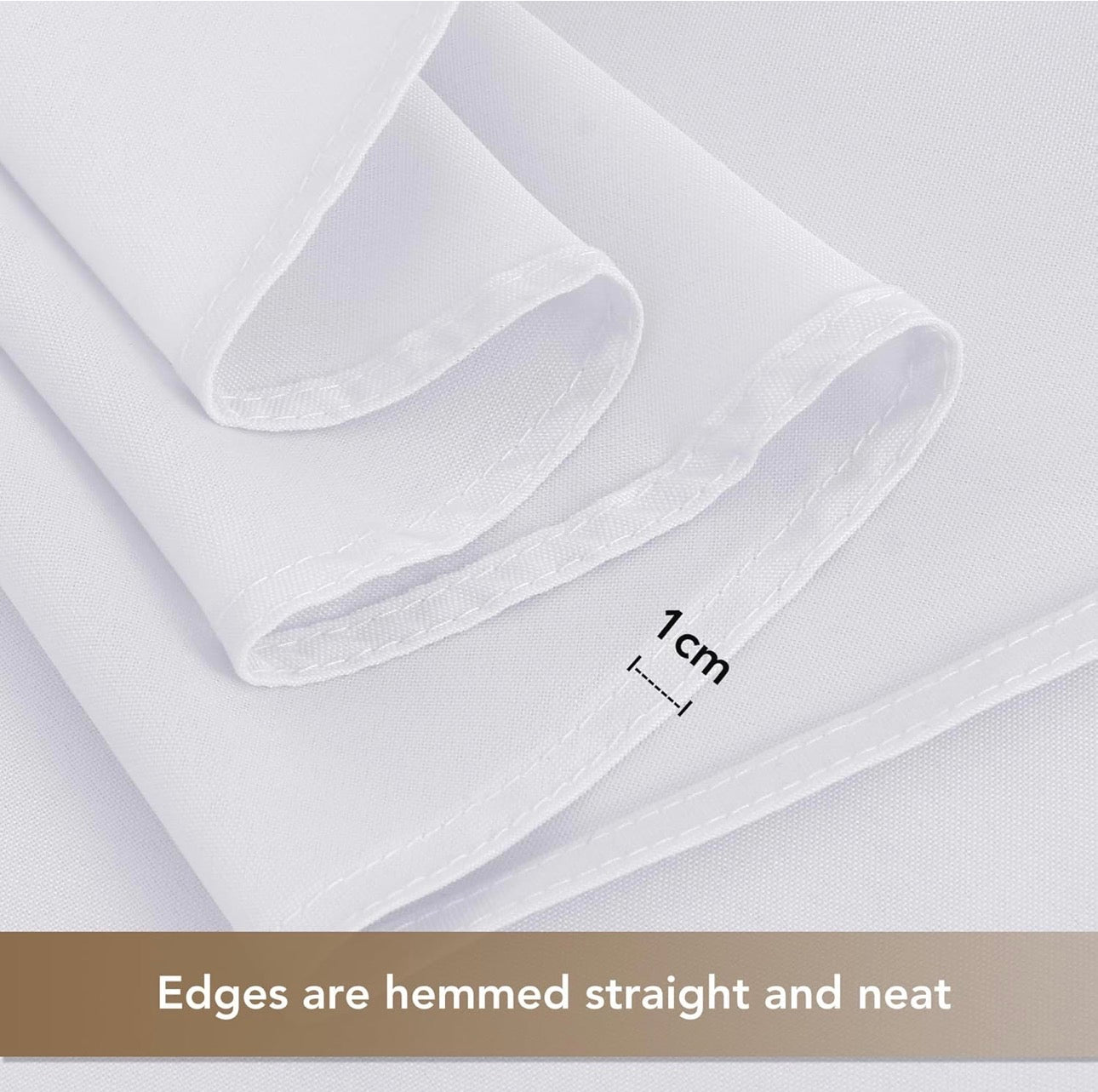 NEW- 8 Pack White Table Cloths 120 Inch Round - Stain Resistant and Washable Tableclothes, Polyester Fabric Table Covers for Wedding, Party, Banquet, Formal Events