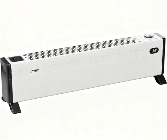 NEW- ROVSUN 32'' Electric Baseboard Heater with Easy Button Control, 1500W Convection Space Heater w/Adjustable Heating Modes, Overheat & Tip-Over Protection for Indoor Home Bedroom Office,