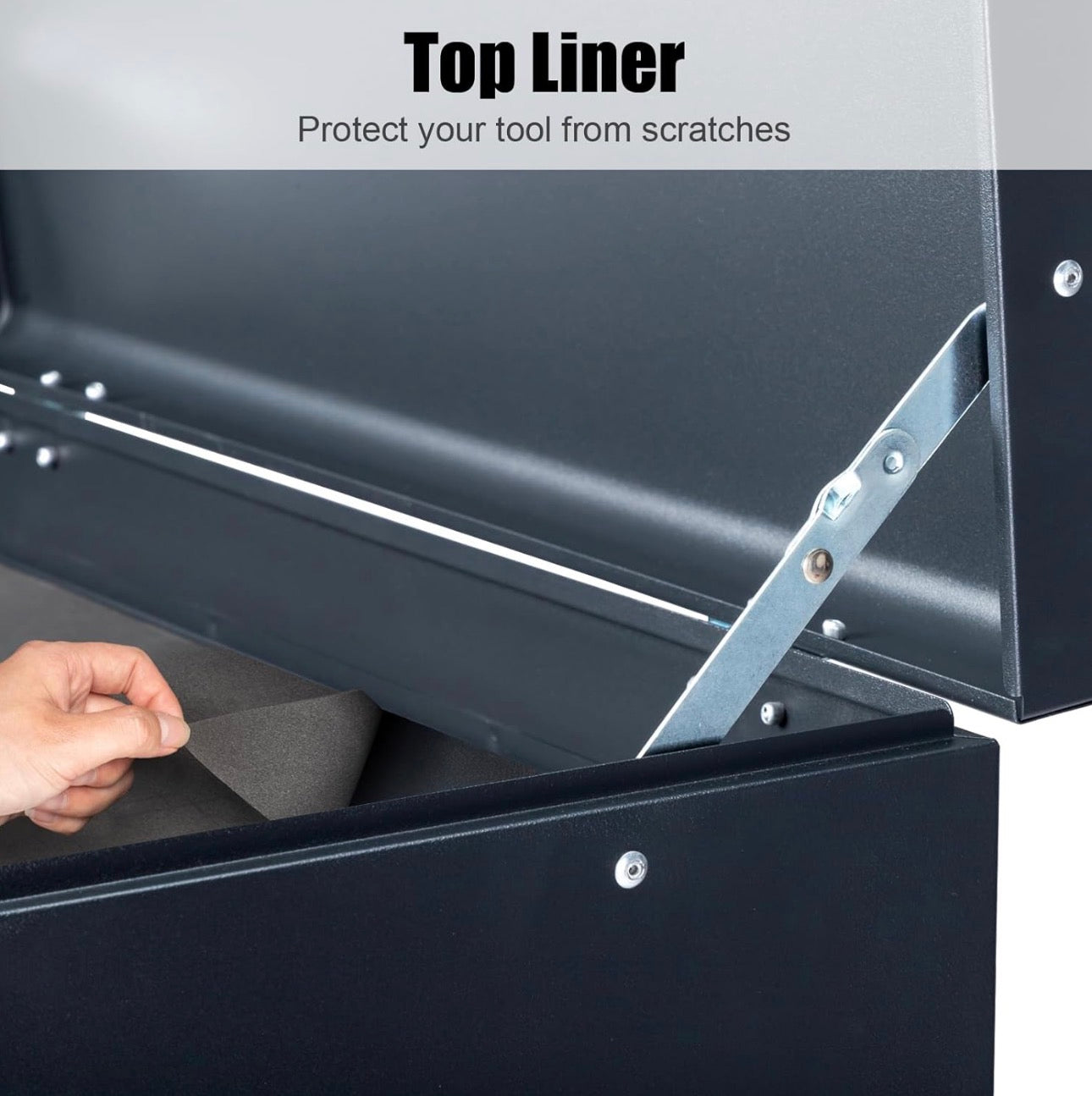 New- Winado 24" Portable Tool Box, 5 Drawers & Top Storage Tray Tool Box with Drawers, Lockable Metal Tool Chest Cabinet for Garage, Warehouse, Repair Shop & Home