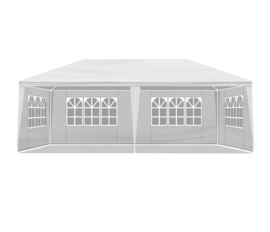 NEW- Outdoor Canopy Tent Patio Camping Party Tent Wedding Canopy Tents for Parties Gazebo Shelter BBQ Events Booths with Removable Sidewalls (10'x20' 4 Sidewalls)